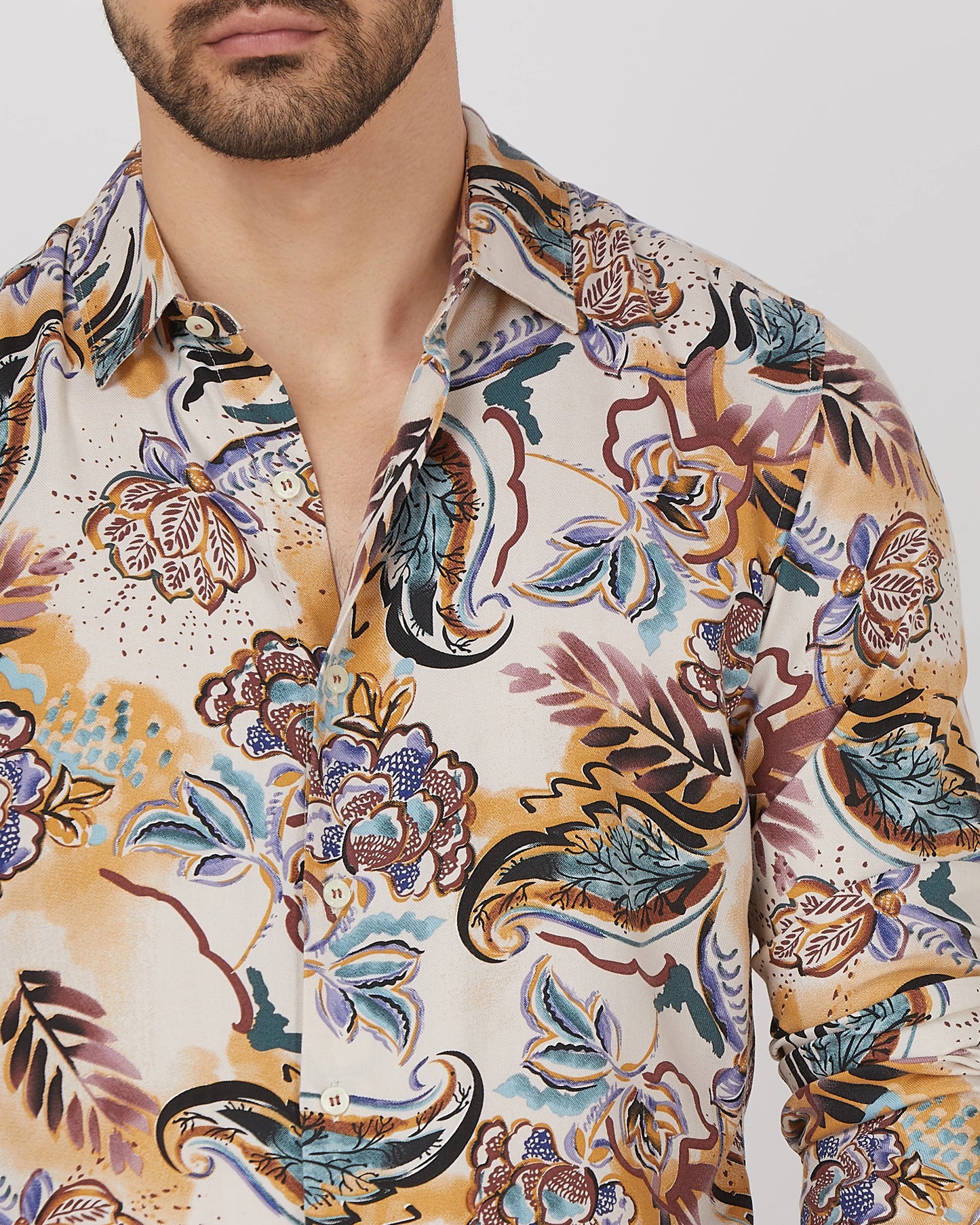 MUFTI PRINTED SHIRT
