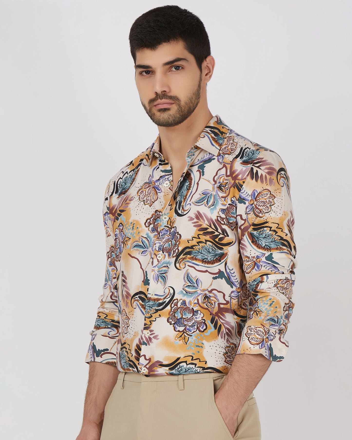 MUFTI PRINTED SHIRT