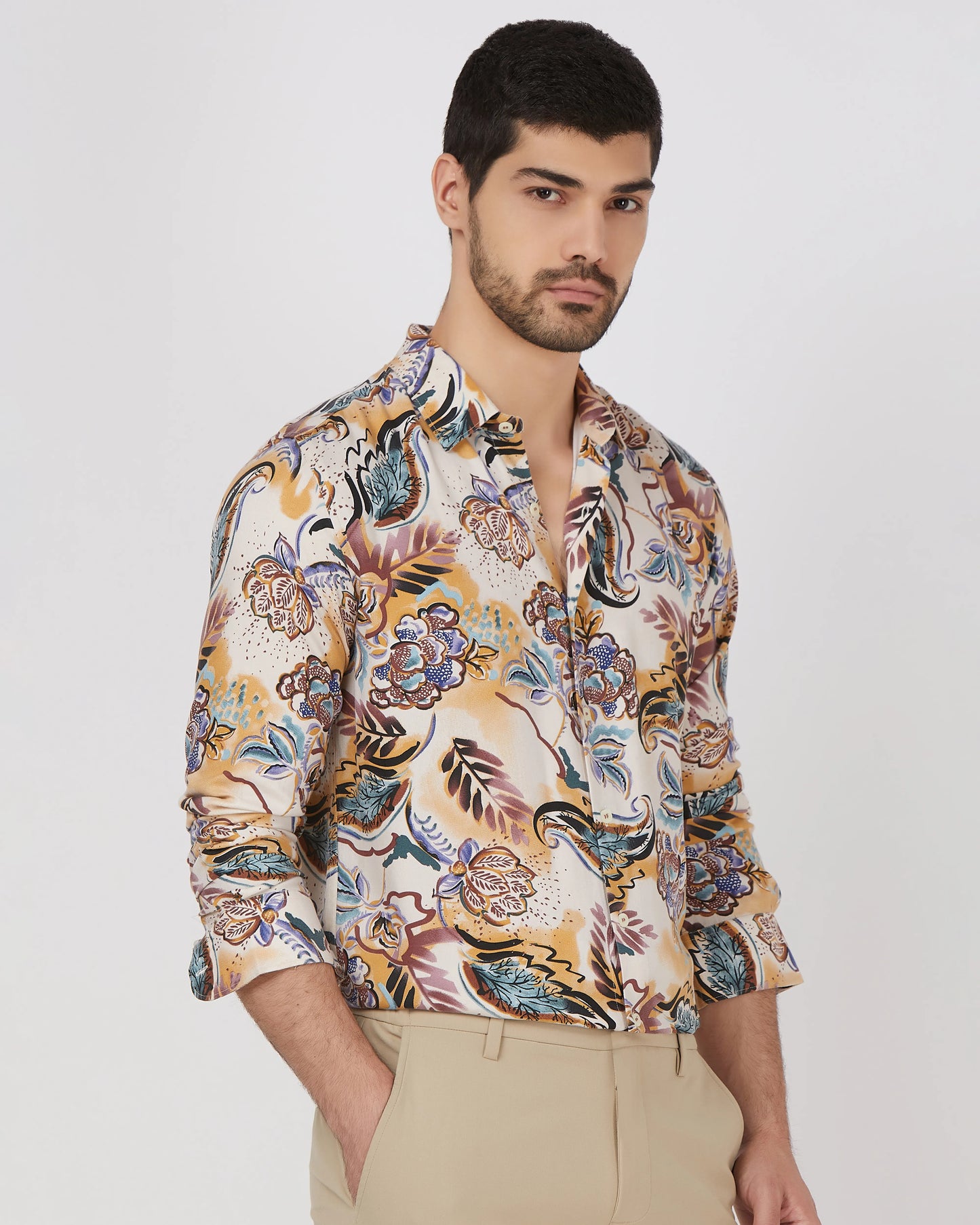 MUFTI PRINTED SHIRT